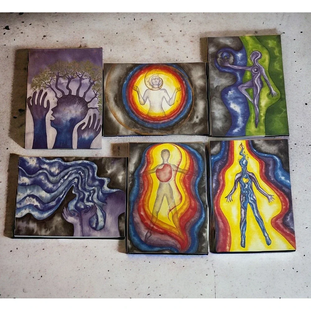 Nuttman SM Contemplation 1-6 Abstract Art Blank Note Cards Unused
